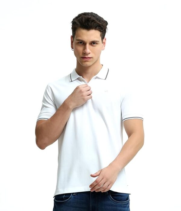 TURMS Anti Stain Anti Odor Polo T Shirt for Men