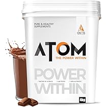 AS-IT-IS Nutrition ATOM Weight Gainer 4kg | 61.1g Carbs & 8.8g Proteins|Boosts Workout Weight Gainers/Mass Gainers Reviews